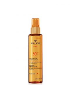 Nuxe Sun Tanning Oil Face & Body SPF30, 150 ml.
